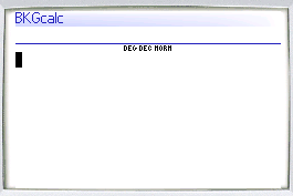 BKGcalc Screen Shot